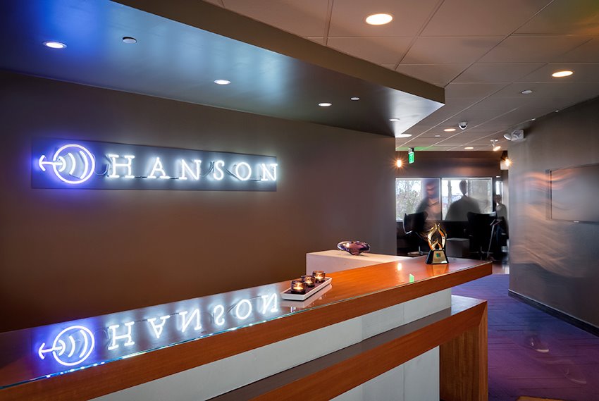 Hanson reception area