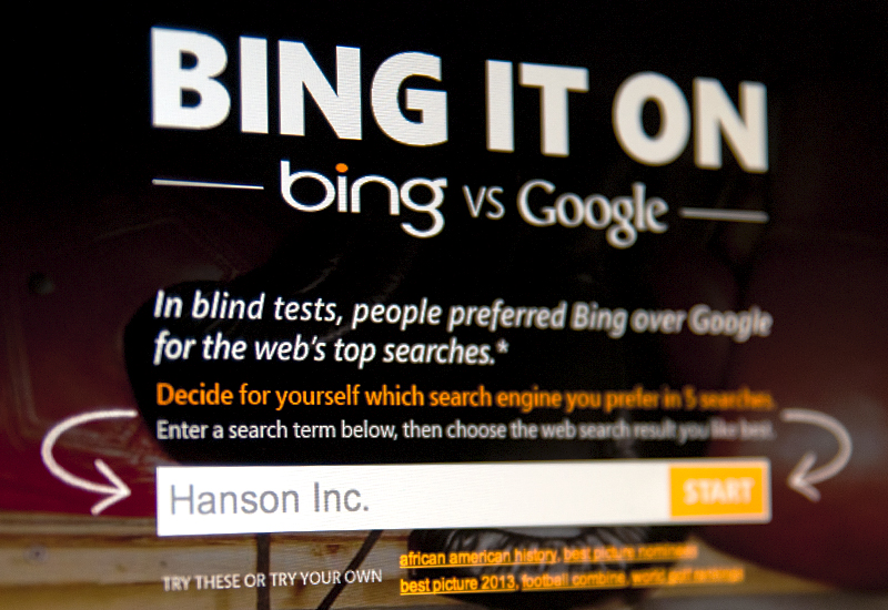 Hanson takes the Bing it on Challenge