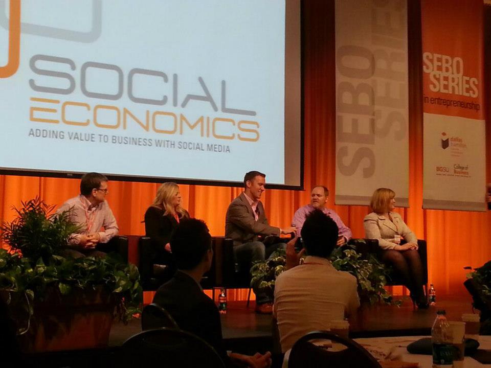 Social media panel at the 2013 Sebo Series