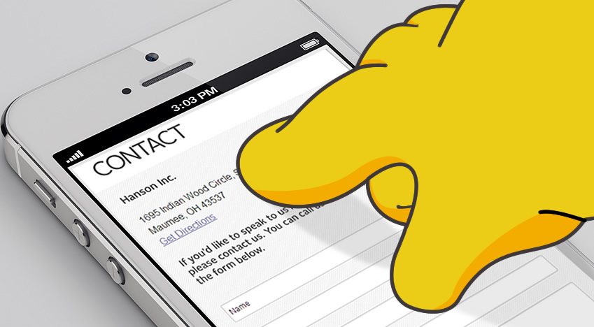 Homer Simpson fingers make it hard to fill out mobile forms