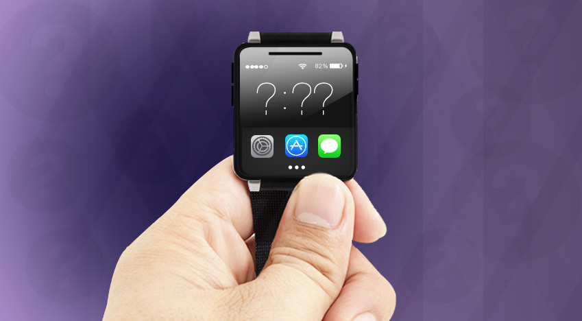 This pic asks: Could the Apple wearable be a watch?