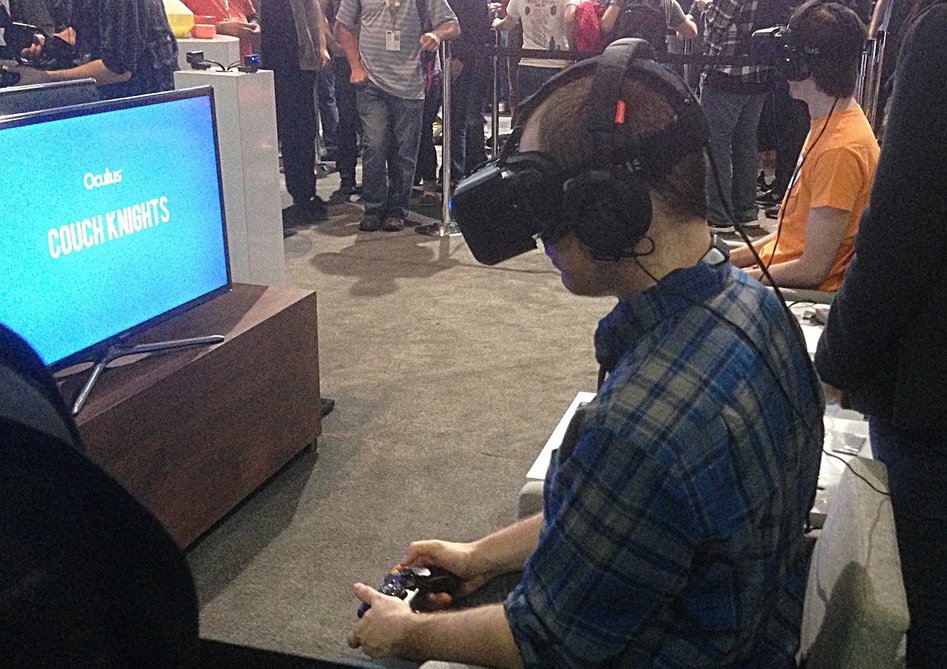 Hansonites check out the new Oculus Rift at PAX East 2014
